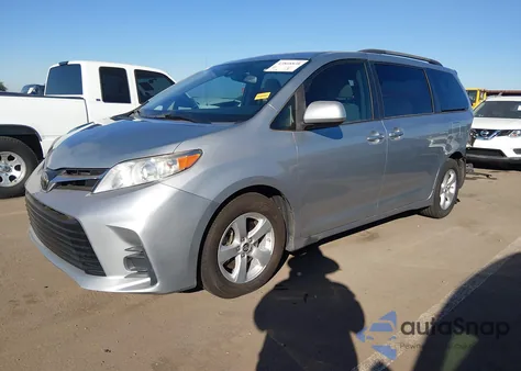 2020 Toyota Sienna Le из США, поврежденный, VIN 5TDKZ3DC1LS048337